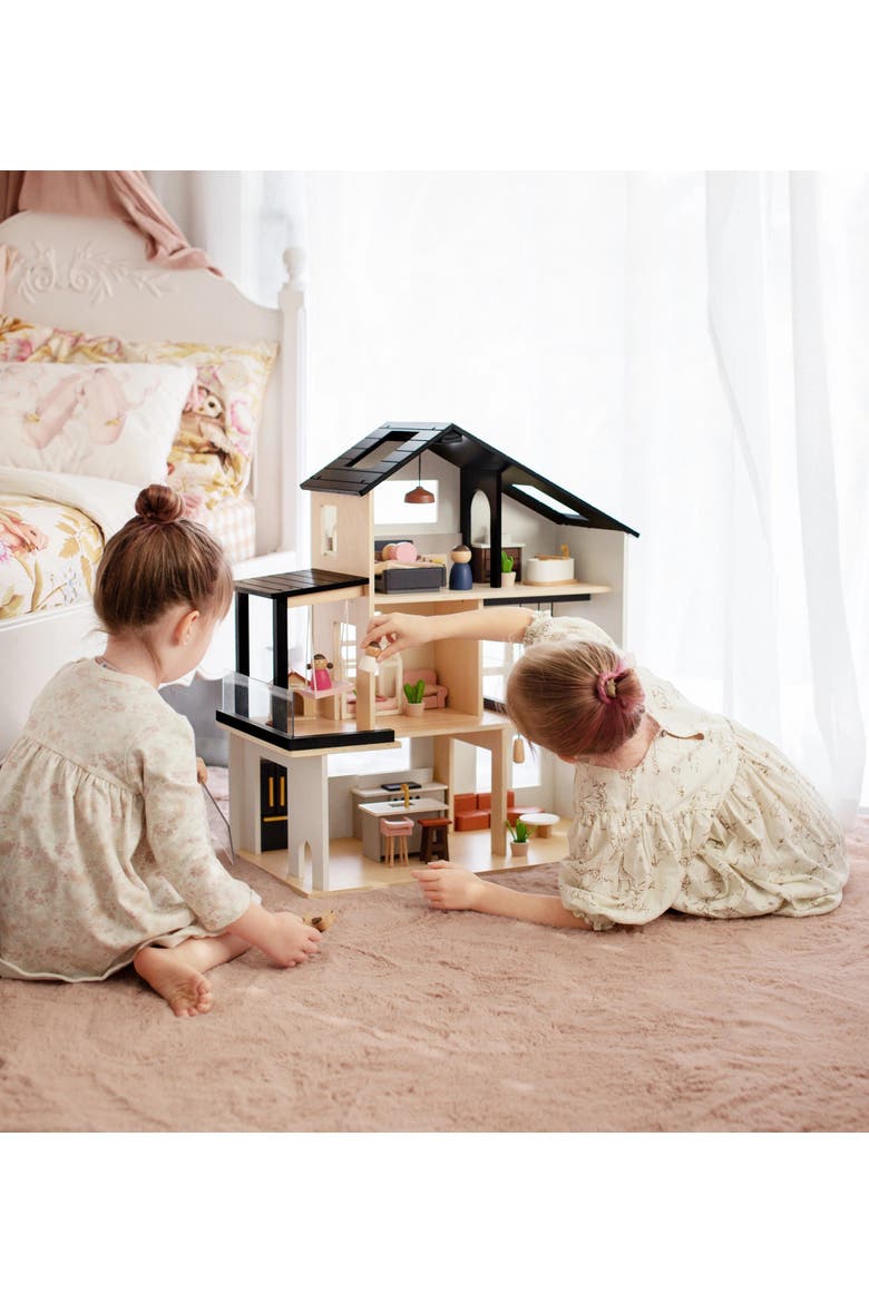 Sweetwood Edge Wooden Dollhouse for Kids, Alternate, color, Multicolor