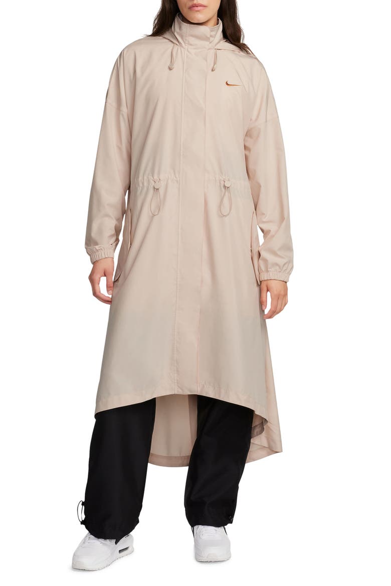Nike Essential Longline Trench Coat (Women) | Nordstrom
