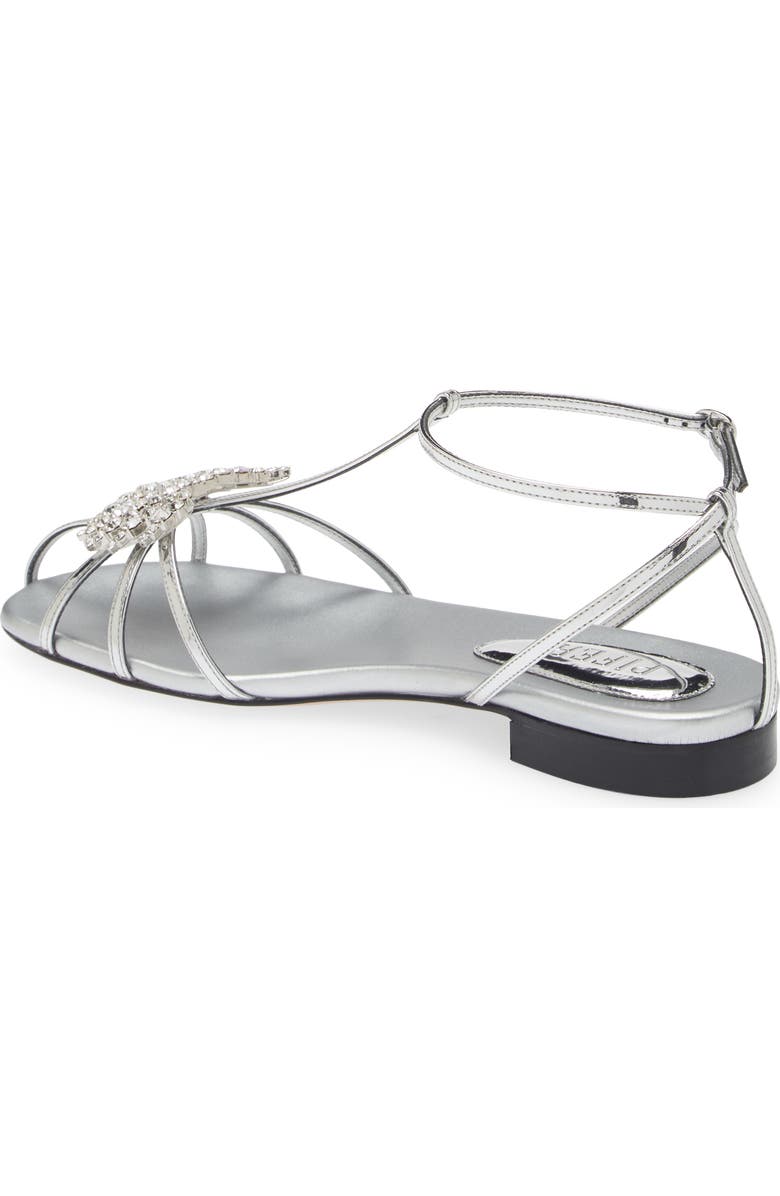 Piferi Maggio Metallic Flat Sandal, Alternate, color,