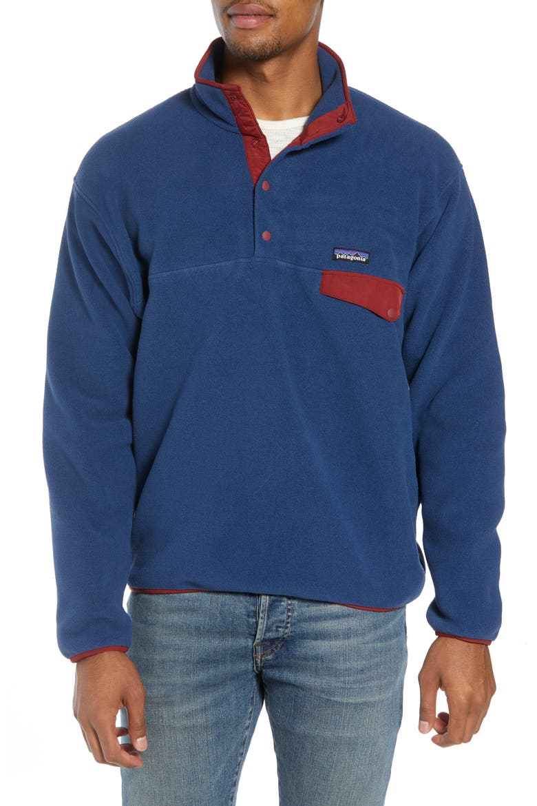 Synchilla® Snap-T® Fleece Pullover, Main, color, STONE BLUE