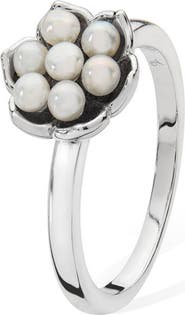 Lucy Quartermaine Royal Pearl Flower Ring