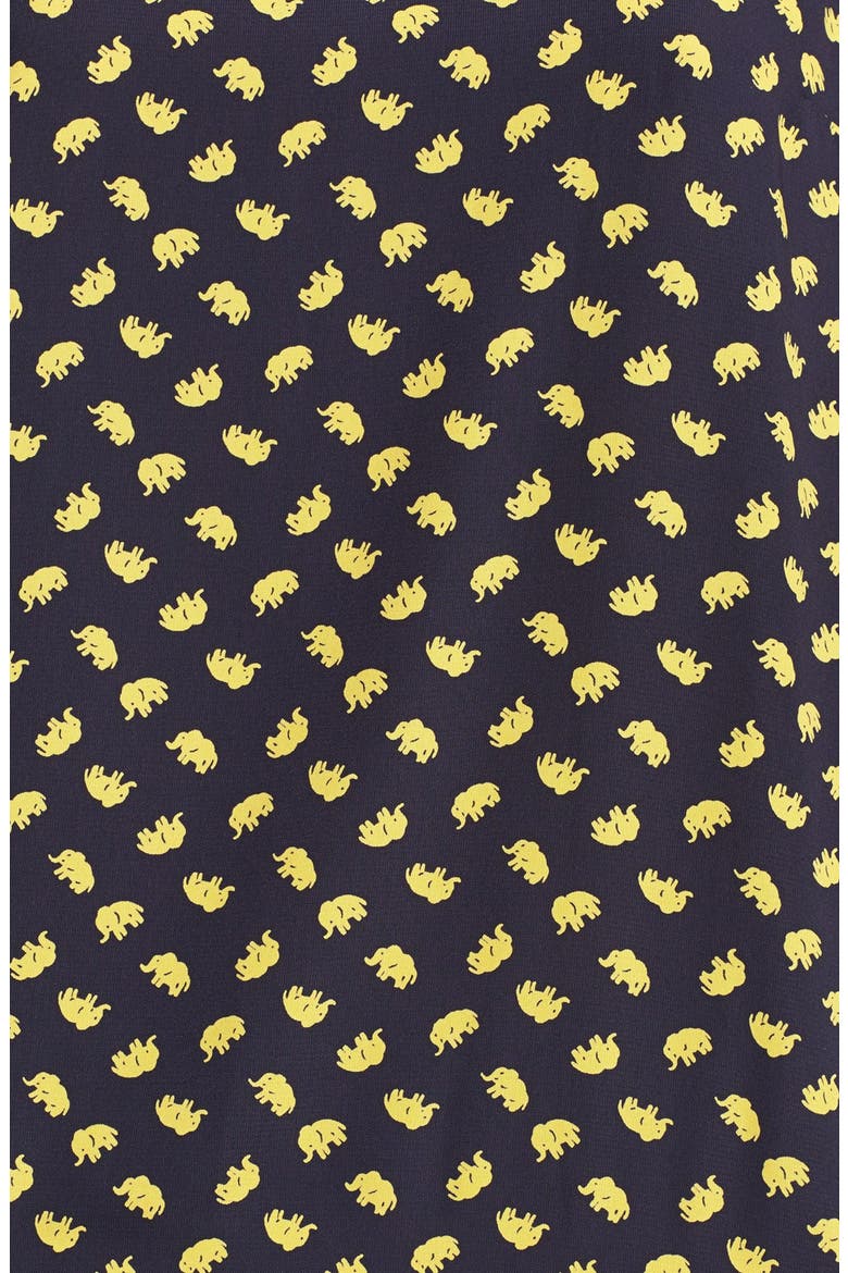 Racerback Tank, Alternate, color, YELLOW ELEPHANT PRINT