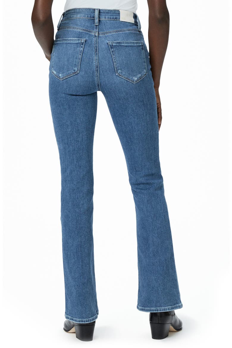 Laurel Canyon High Waist Stretch Flare Jeans, Alternate, color, ROCKSHODIT
