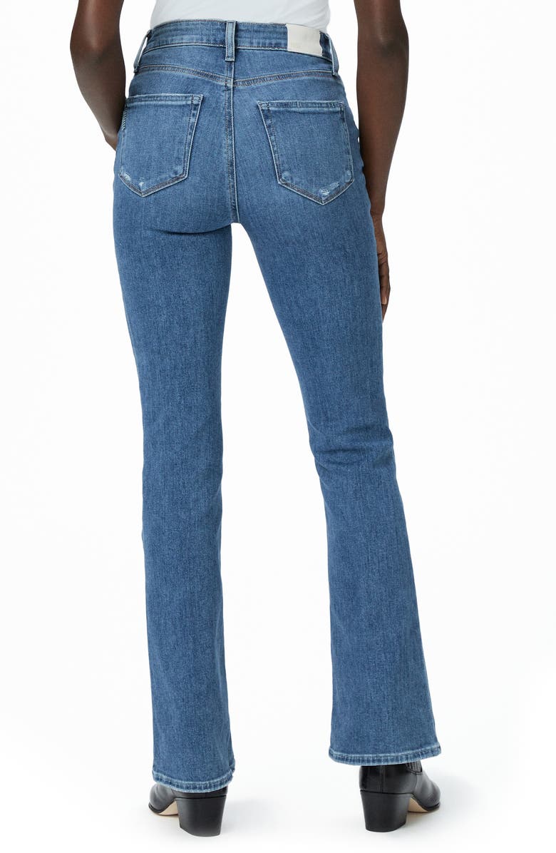 PAIGE Laurel Canyon High Waist Stretch Flare Jeans, Alternate, color, Rockshodit