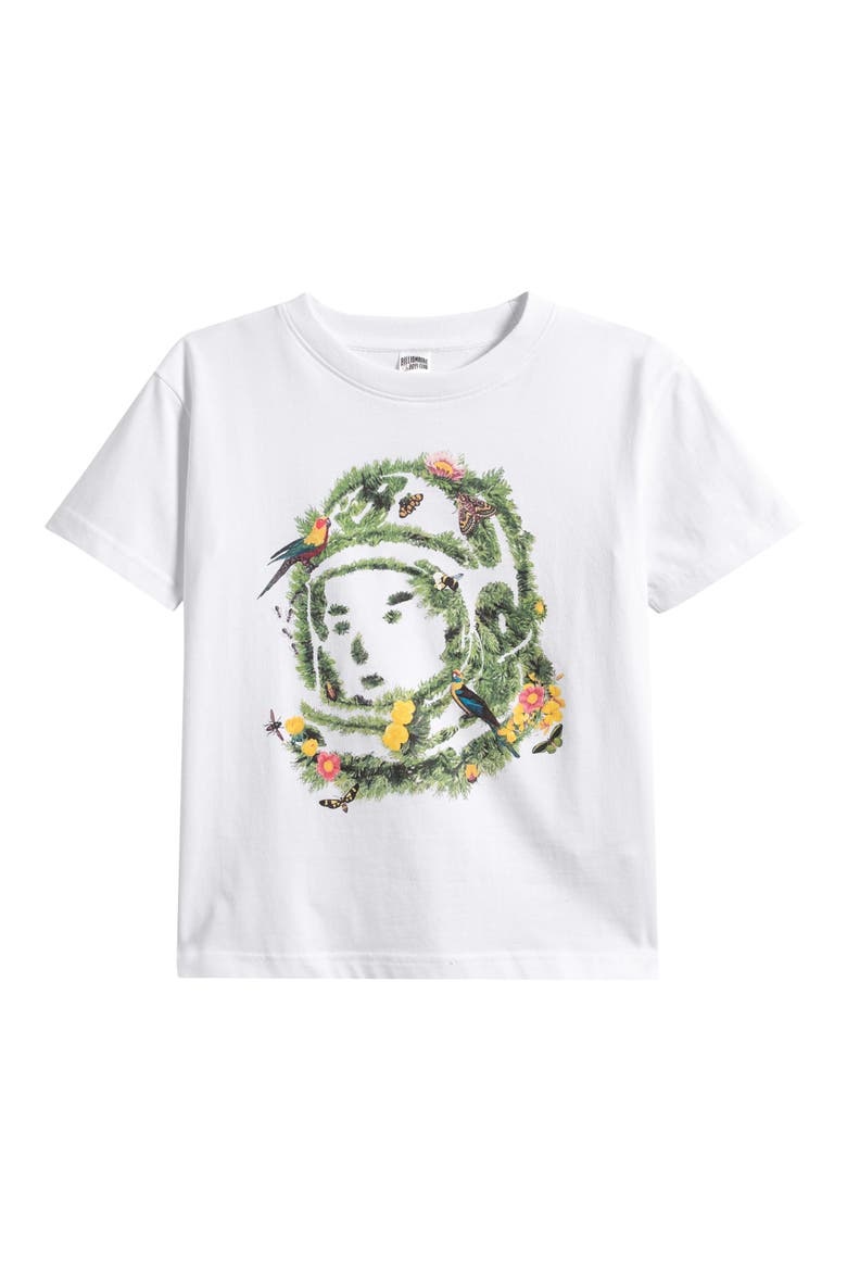 Kids' Helmet Short Sleeve Graphic T-Shirt, Main, color, WHITE