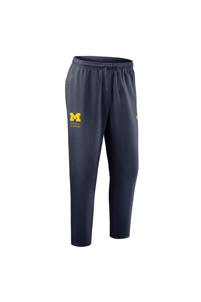 Men's Nike Navy Michigan Wolverines Primary Dri-FIT Taper Pants, Alternate, color, Navy