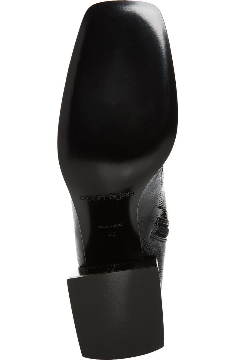 Courrèges Re-Edition Vinyl Boot, Alternate, color, Black