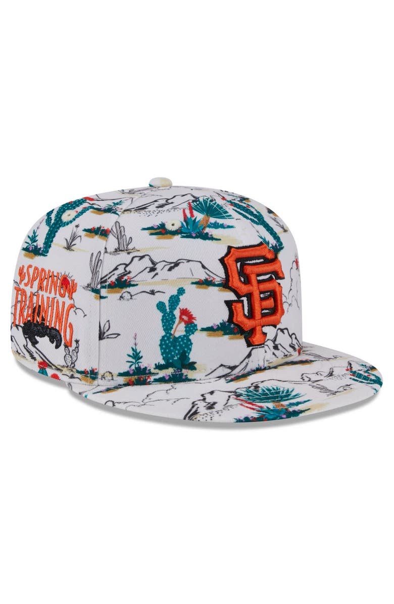 New Era Men's New Era  White San Francisco Giants 2025 Spring Training 9FIFTY Snapback Hat, Alternate, color, 