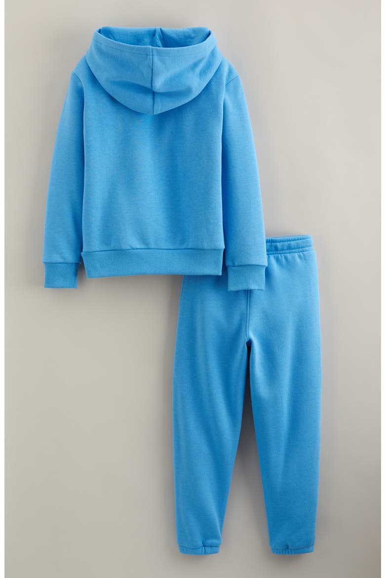 Kids' Printed Kanga Sweatshirt & Sweatpants Set, Alternate, color, BLUE MAYA PLANE CLOUDS GRAPHIC