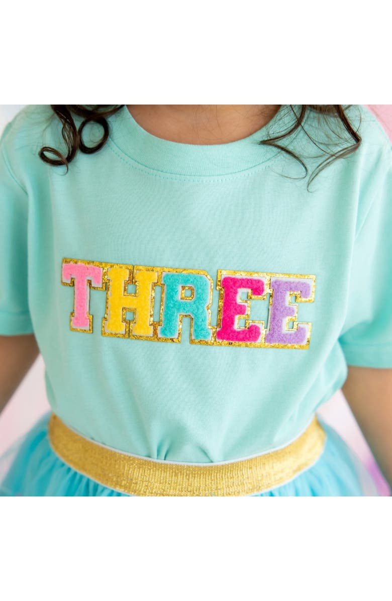 Sweet Wink Third Birthday Patch Short Sleeve T-Shirt, Alternate, color, 