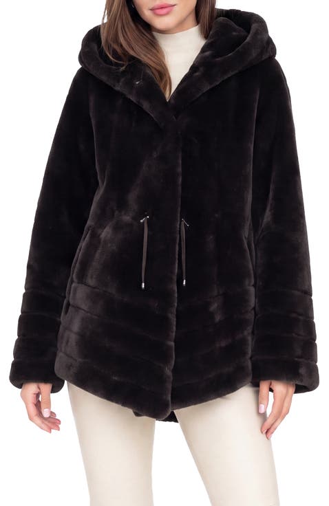Genuine Shearling Jacket Reversible To Taffeta