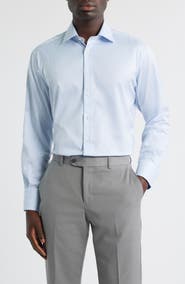 1863 by Eterna Luxury Modern Fit Micro Stripe Non-Iron Dress Shirt