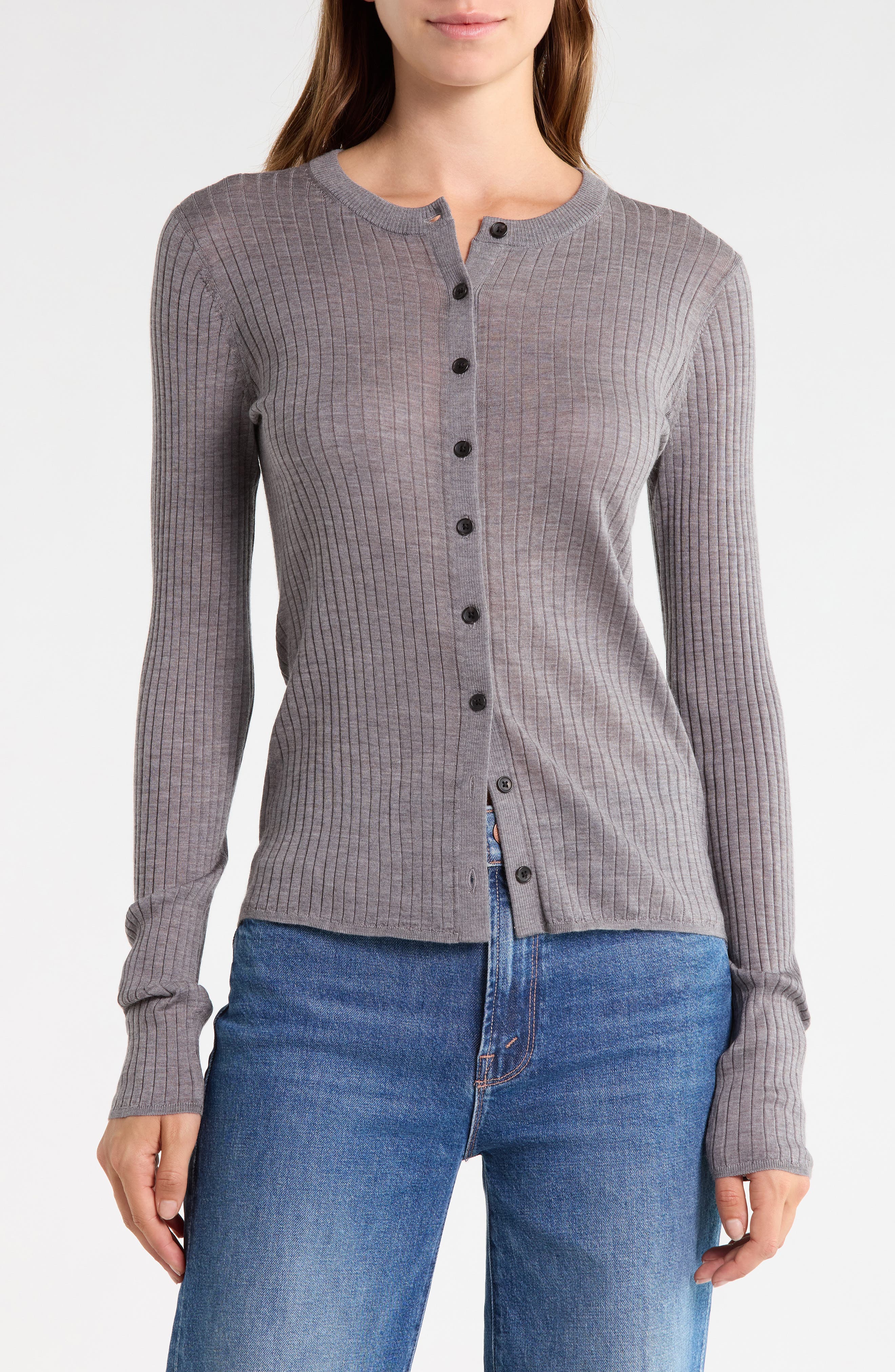 Fisher Merino Wool Cardigan