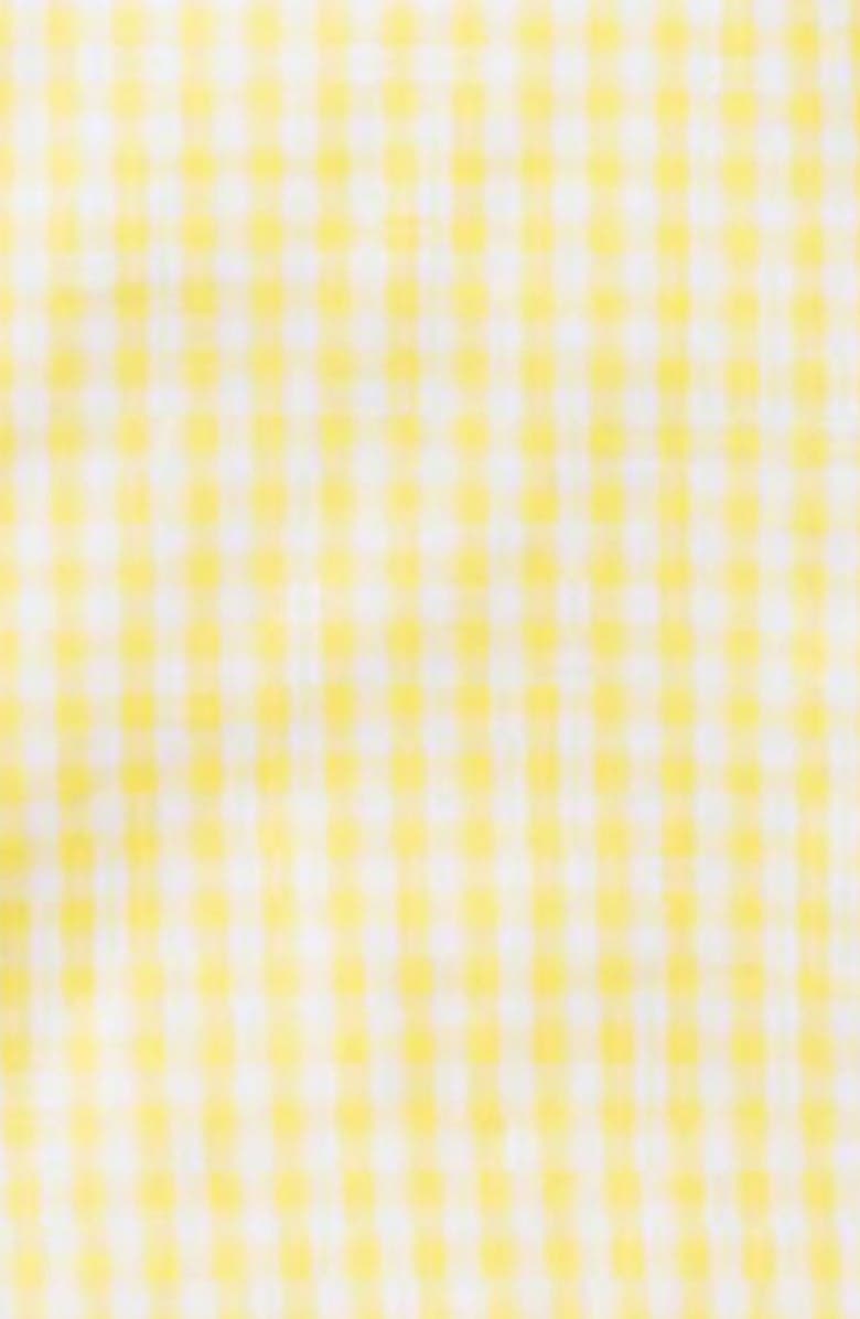 Petite Plume Gingham Seersucker Two-Piece Pajamas, Alternate, color, 