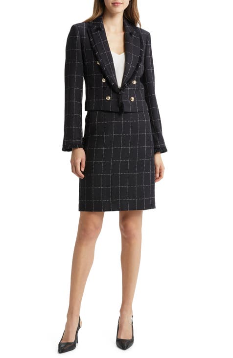 Purple plaid skirt nordstrom best sale