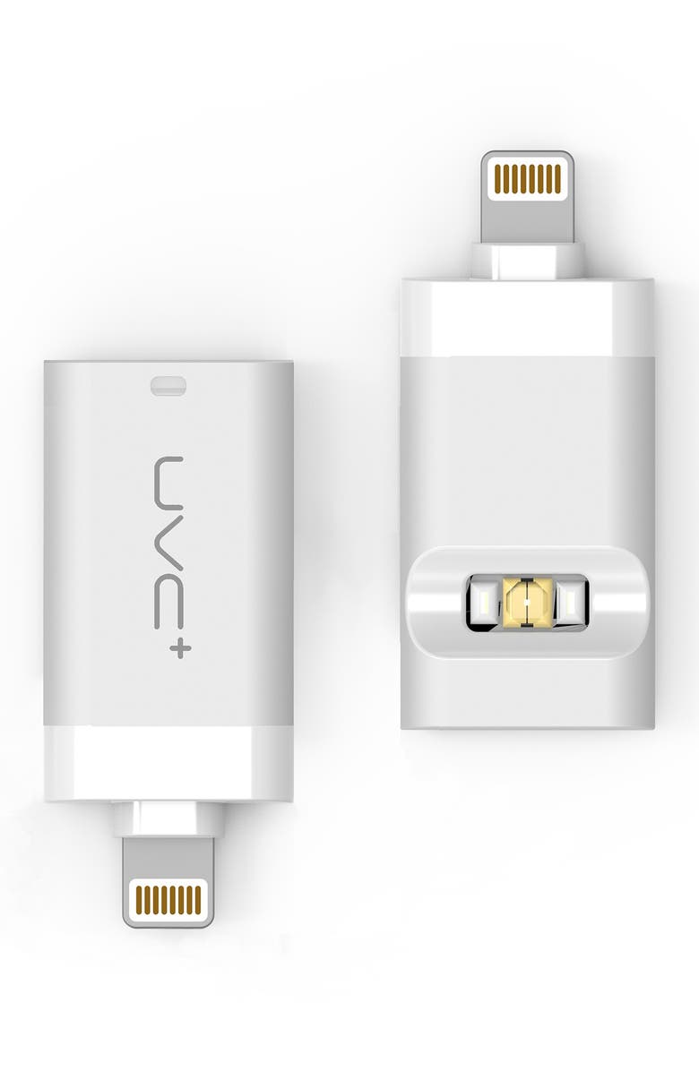 PHUNKEE TREE TECH ACCESSORIES White Mini UV Sanitizer Powered by Your Phone - for iPhone & iPad, Alternate, color, 