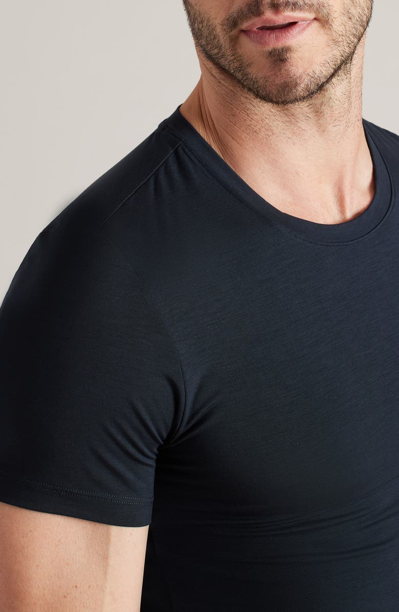 Rhone C.O.R. Crewneck Undershirt, Alternate, color, Pure Black