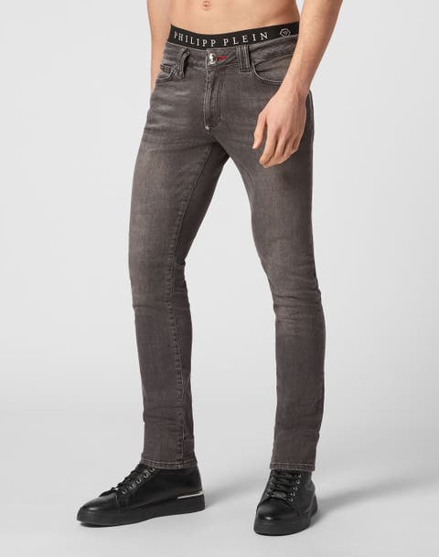 Denim Trousers Slim Fit Basic Men