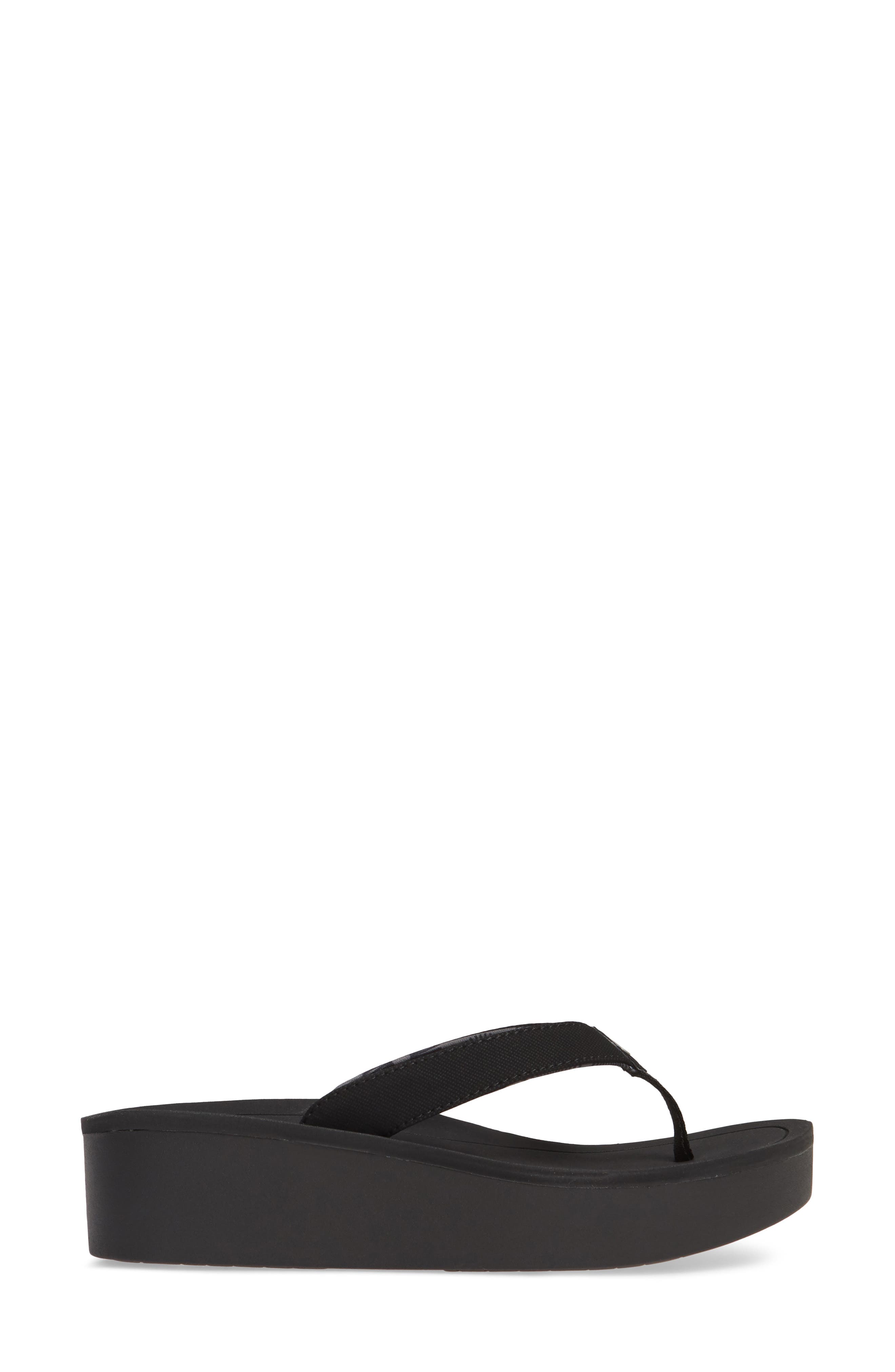 OluKai Pio Lua Platform Flip Flop, Alternate, color, 
