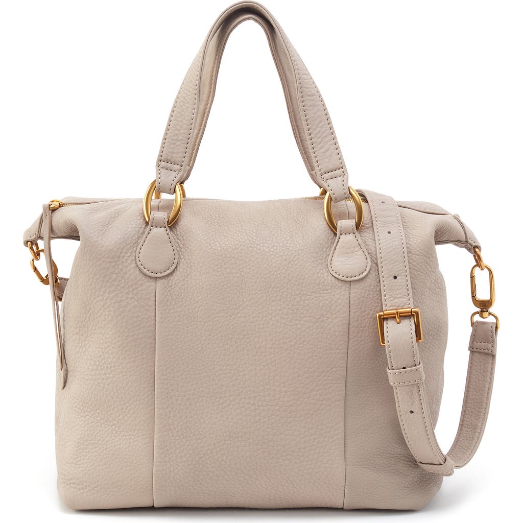 Hobo Harley Leather Satchel In Taupe