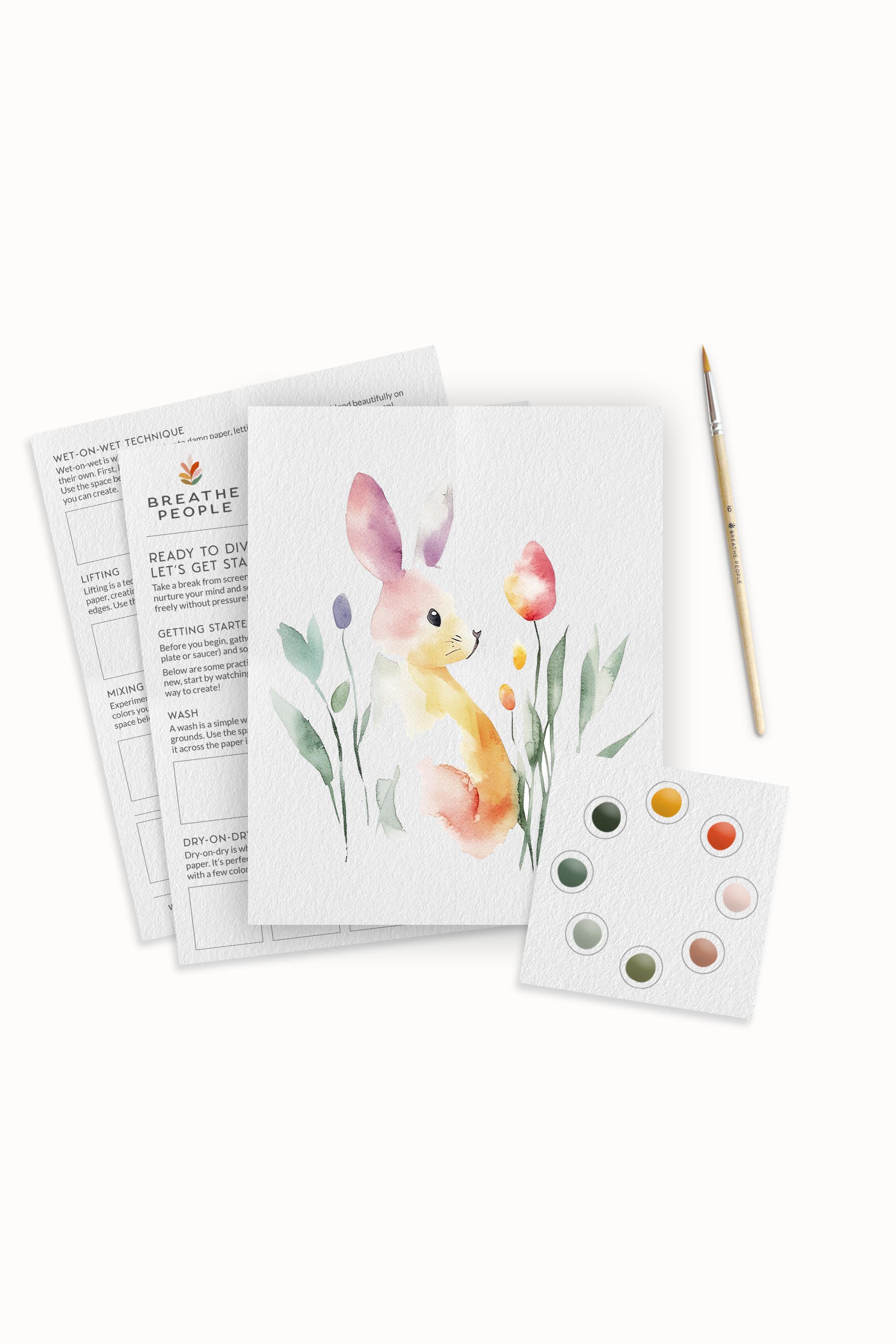 white soft floral