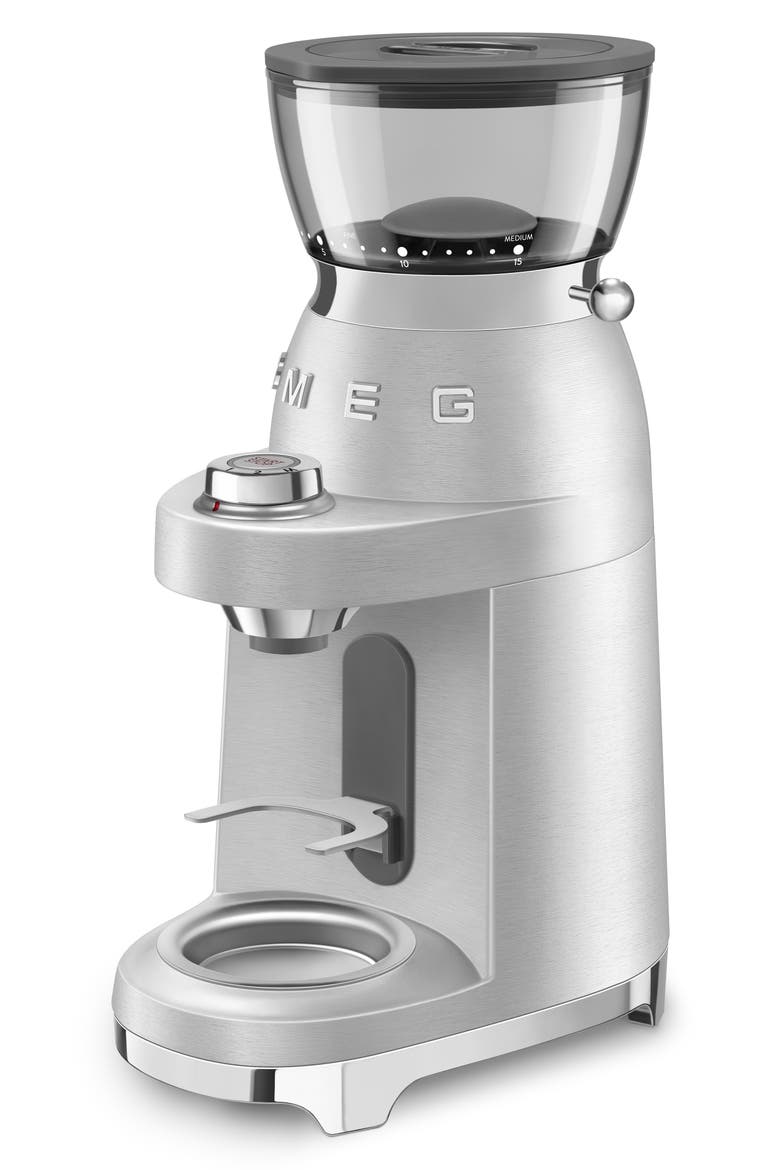 Espresso Grinder, Alternate, color, STAINLESS STEEL