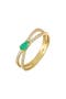  18K Yellow Gold Emerald