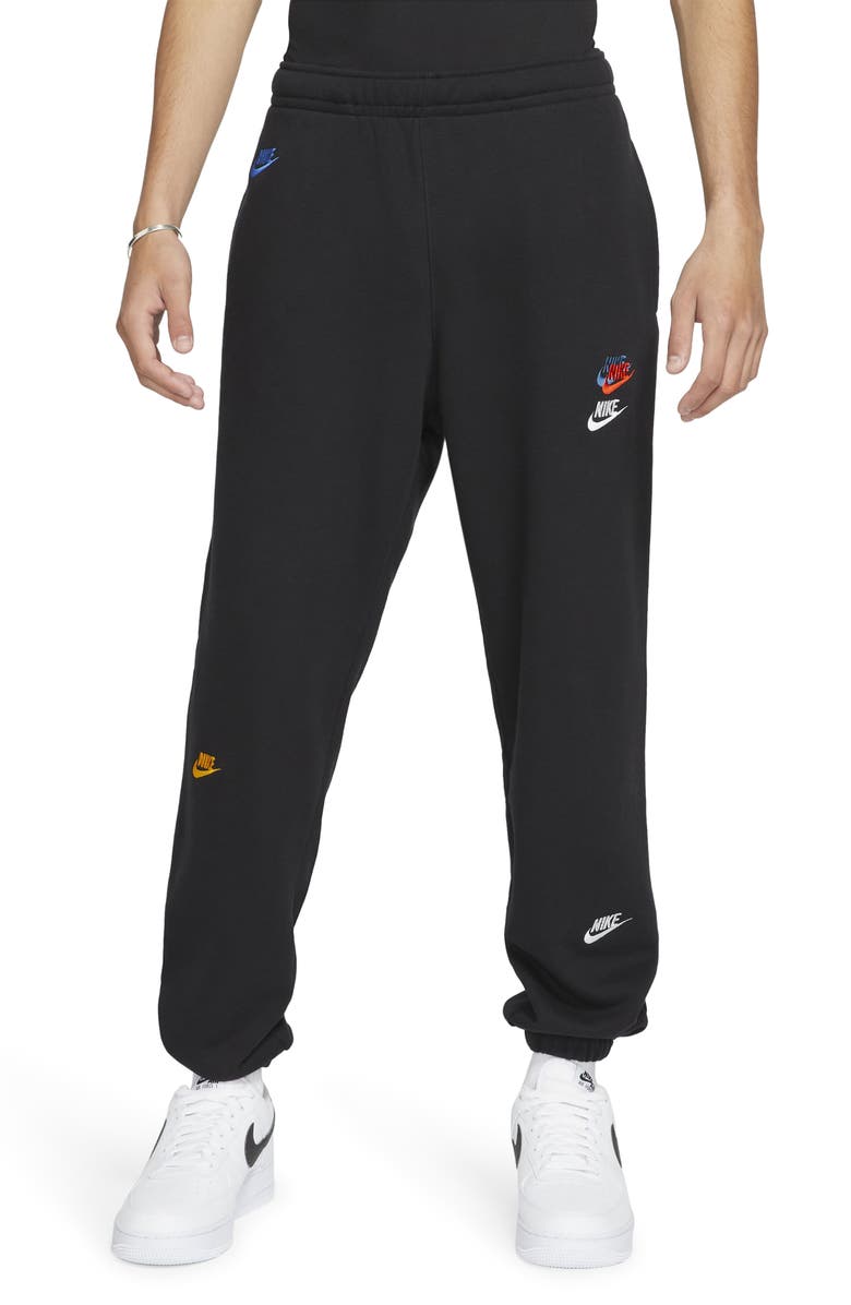 Nike Sportswear Essentials+ Embroidered Swooshes Sweatpants, Main, color, 
