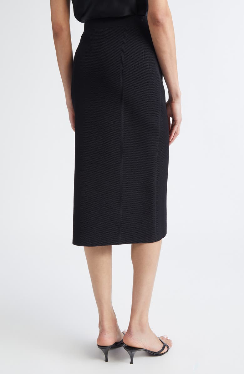 ST. JOHN Venezia Knit Pencil Skirt, Alternate, color, Black