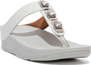 FitFlop Fino Crystal Wedge Flip Flop Sandal
