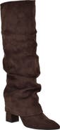 GUESS Geima Pointed Toe Slouch Foldover Boot