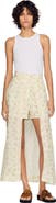 SANDRO Floral print maxi skort