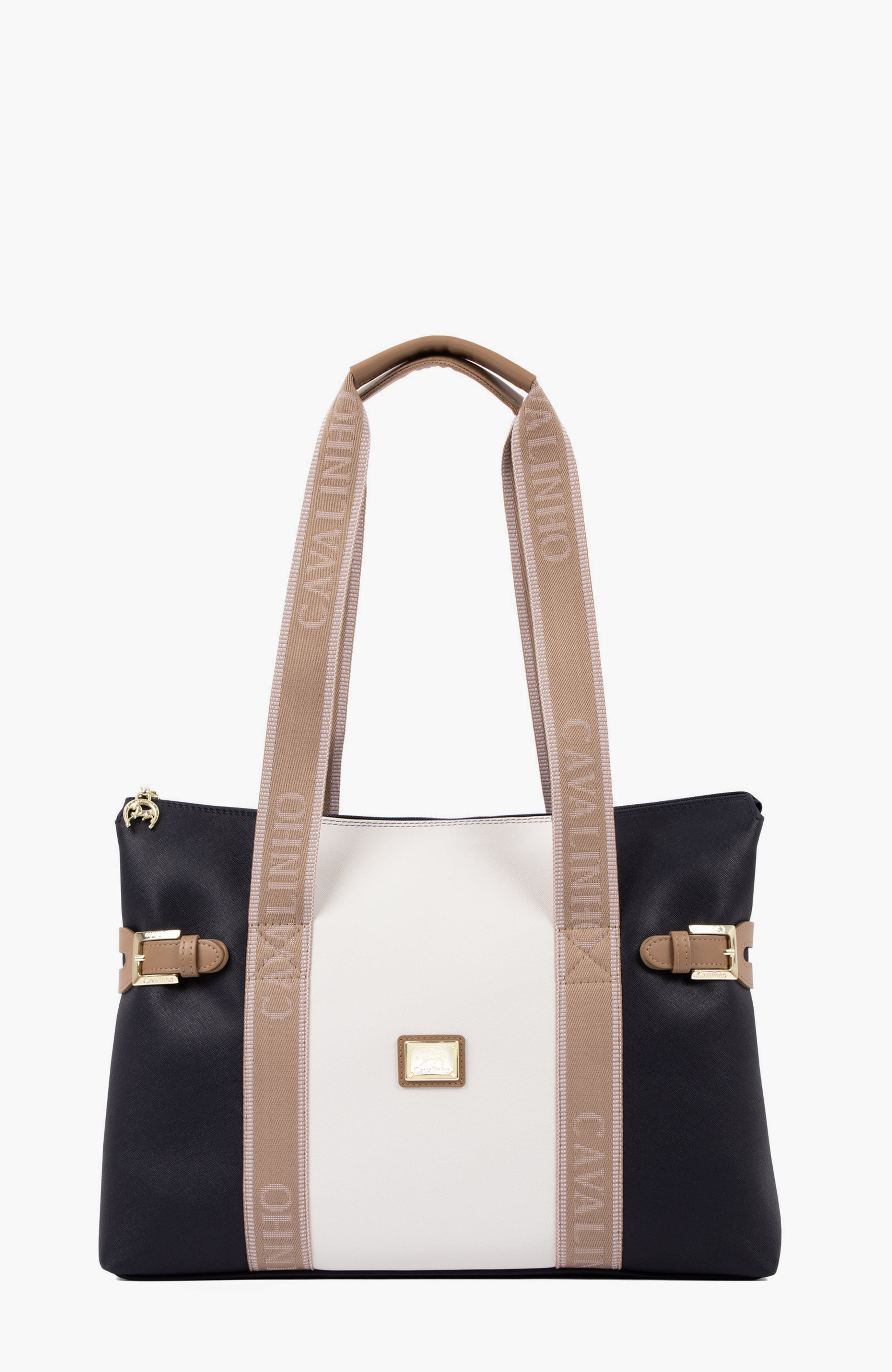 Beige / White / Navy