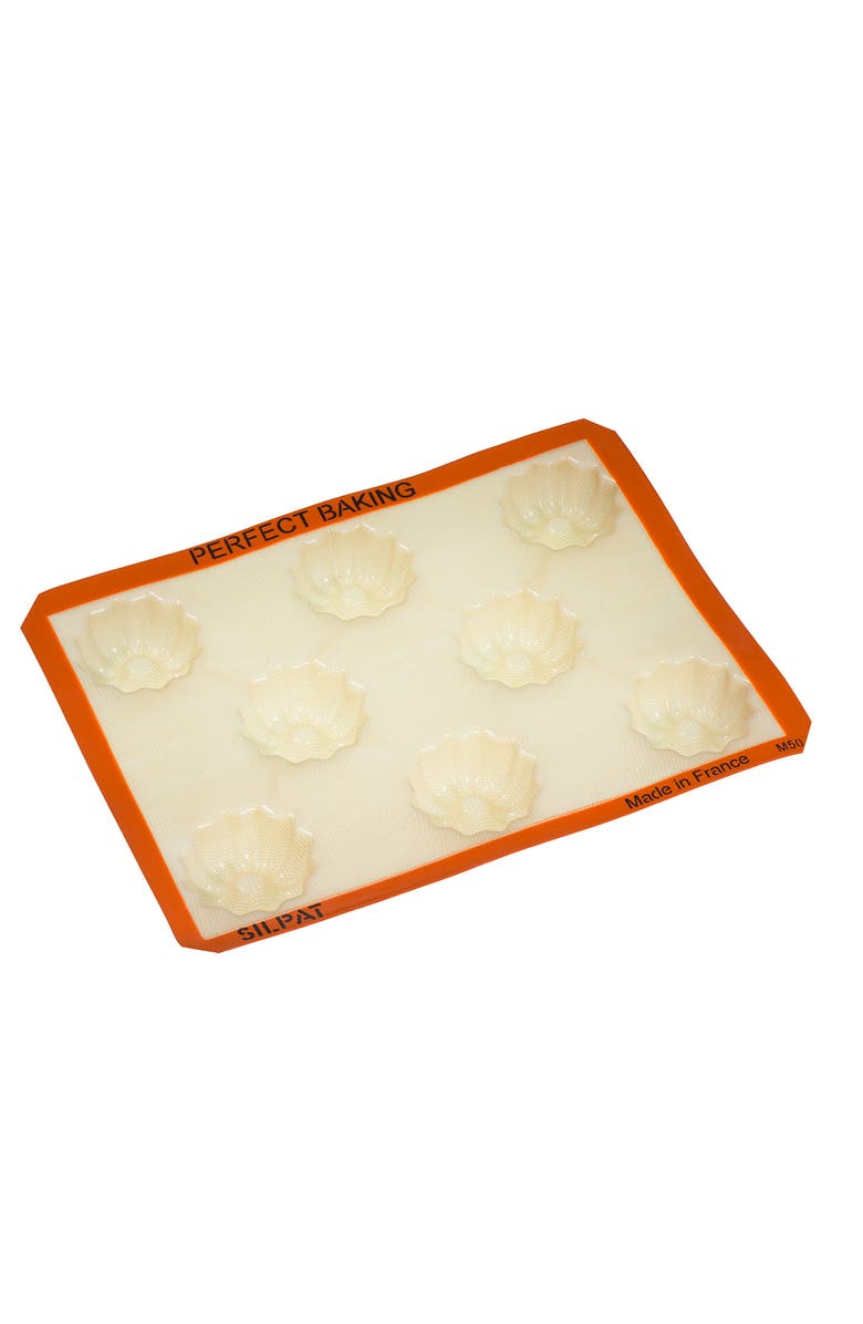 Silpat Perfect Non-Stick Fluted Cake Mold, Alternate, color, Orange
