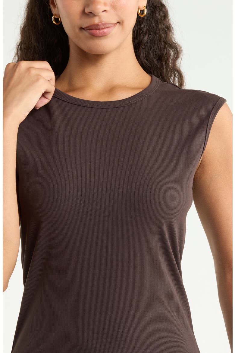 Rib Crewneck Tank, Alternate, color, BROWN MOLE