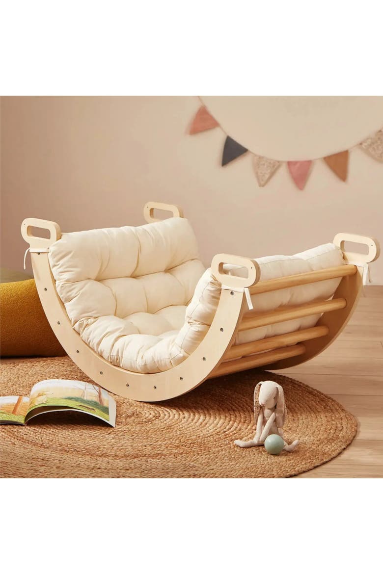 Thick Padded Baby Play Mat Cushion - Arch Not Included, Alternate, color, Multicolor