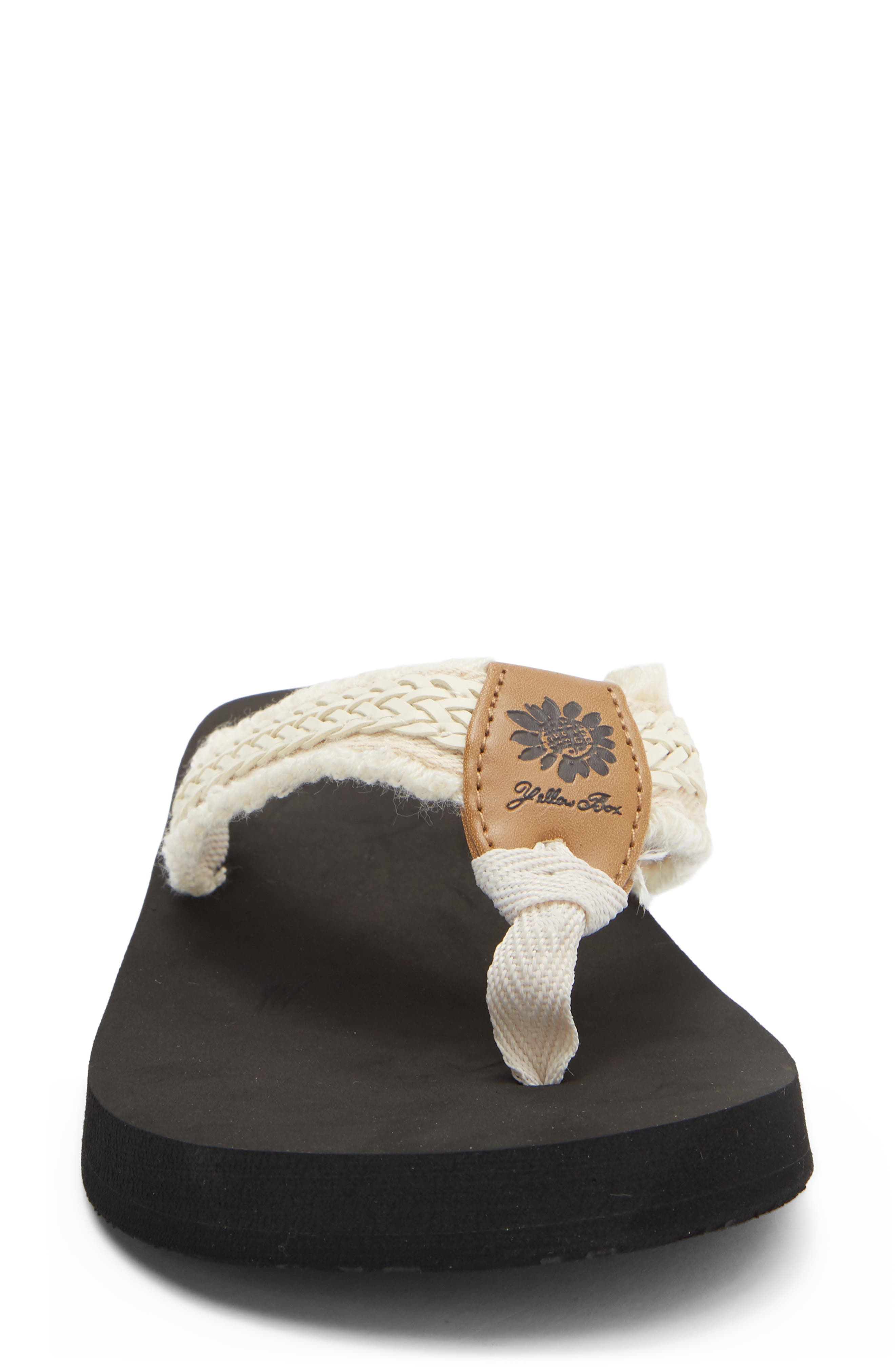 Fianni Flip Flop Sandal, Alternate, color, CREAM