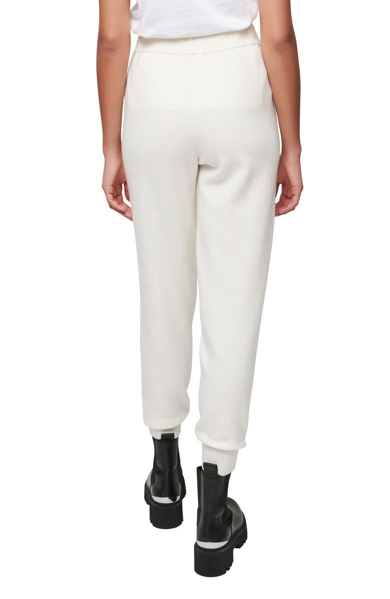 maje Portalo Eyelet Jogger Pants, Alternate, color, Ecru