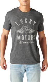 Lucky Brand Morrison Motor Graphic T-Shirt