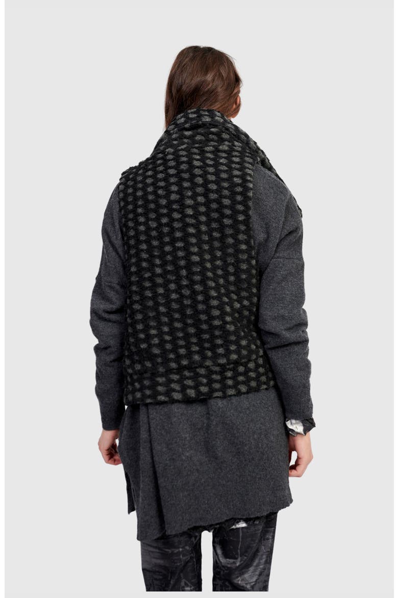 Hush Cozy Moto Vest, Alternate, color, Mix