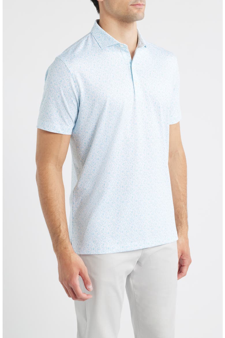 Beach Break Performance Jersey Polo, Alternate, color, WHITE
