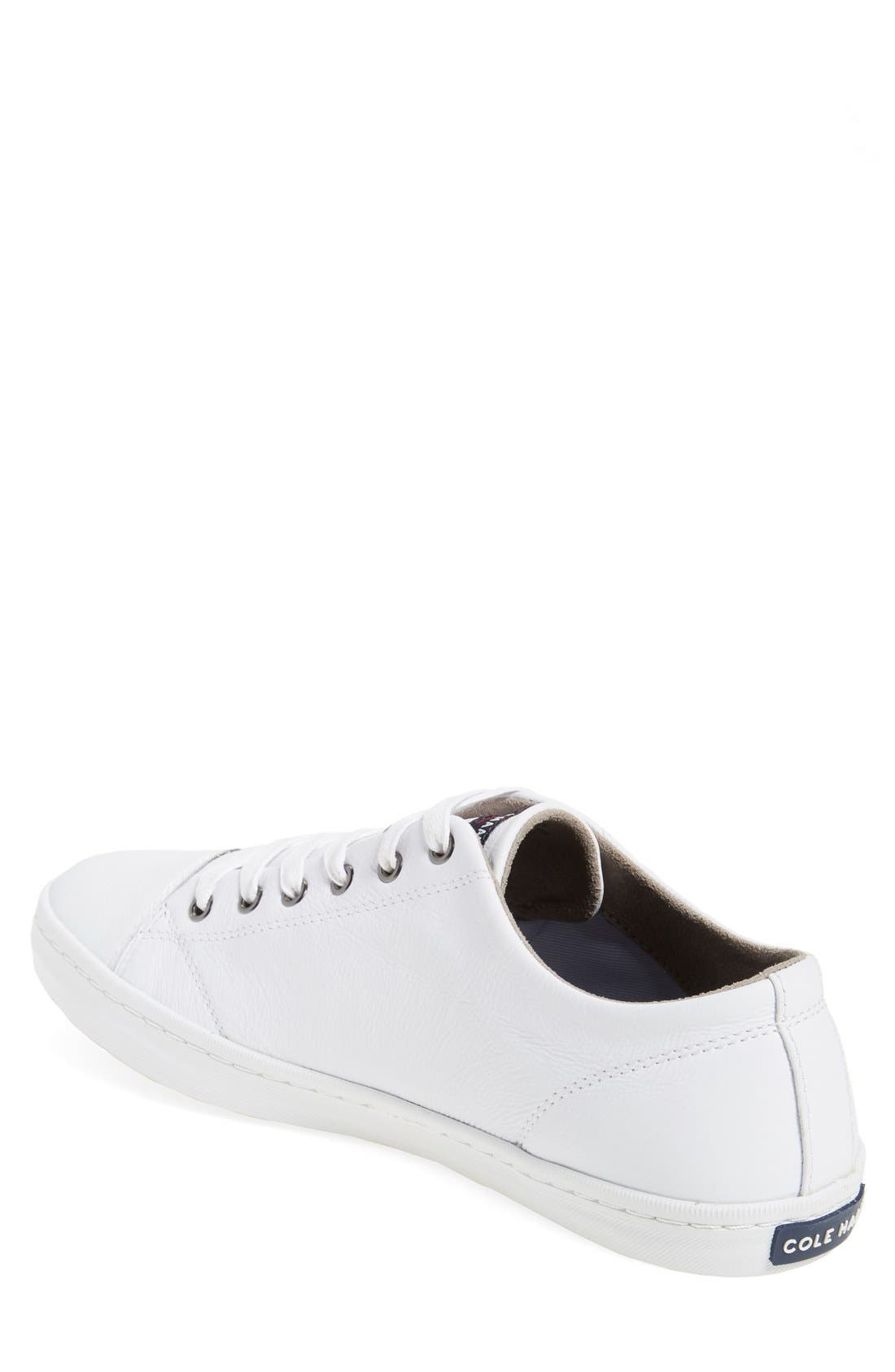 'Trafton' Cap Toe Sneaker, Alternate, color, WHITE LEATHER