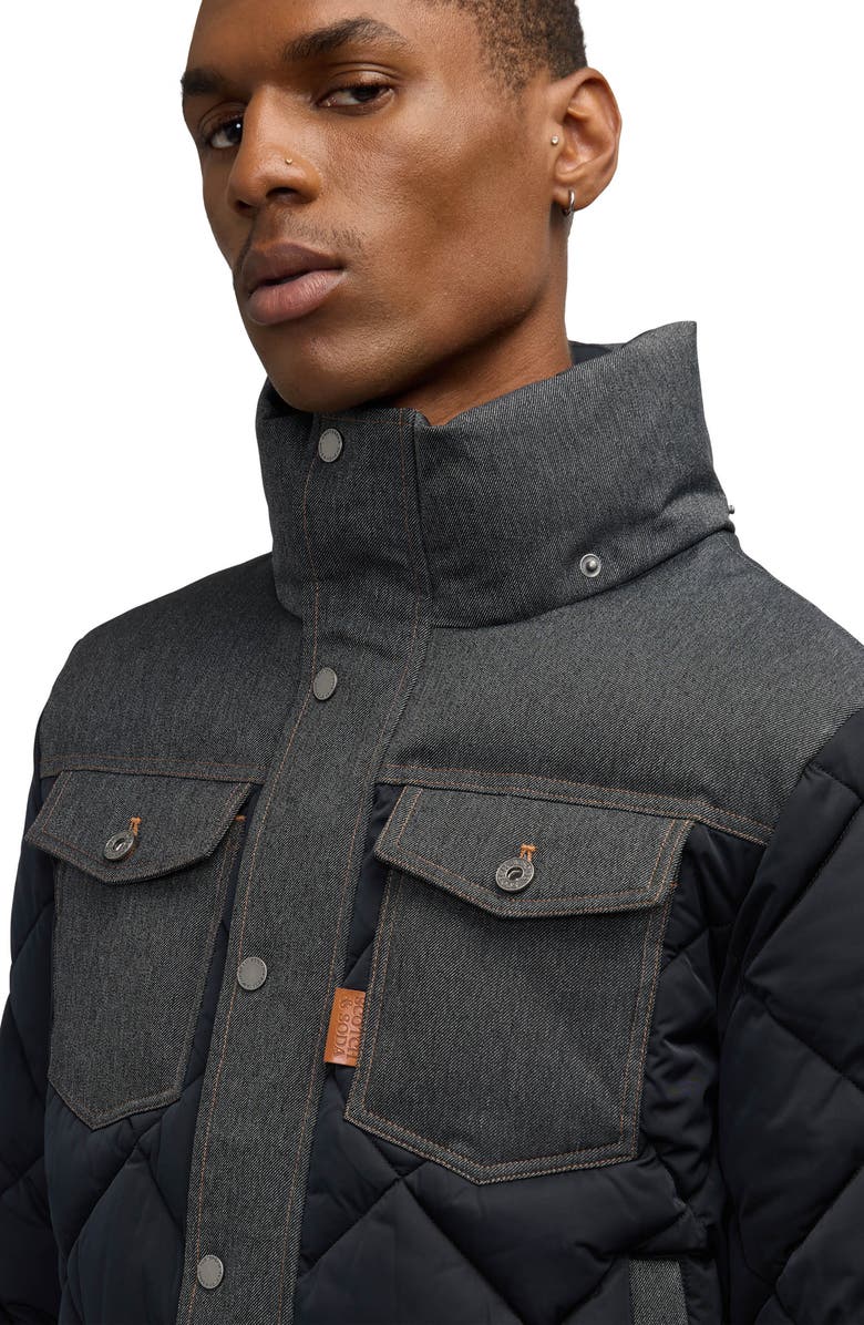 Scotch & Soda Oren Water Repellent Hooded Puffer Jacket, Alternate, color,