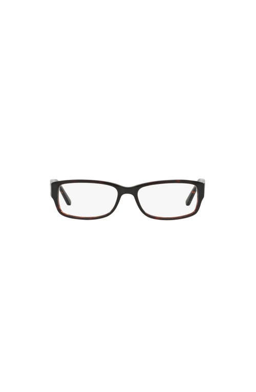 Sferoflex 51mm Rectangle Optical Glasses In Black