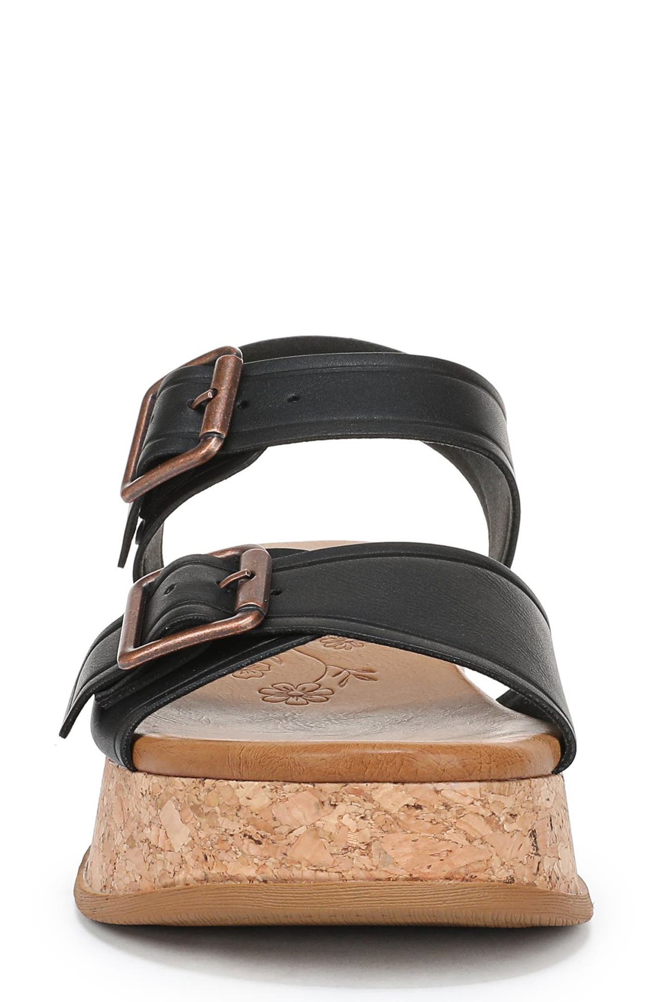 Blowfish Malibu Magical Platform Sandal, Alternate, color, Black Faux Leather