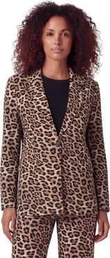 Lords of Harlech Leopard Womens Tailored Blazer