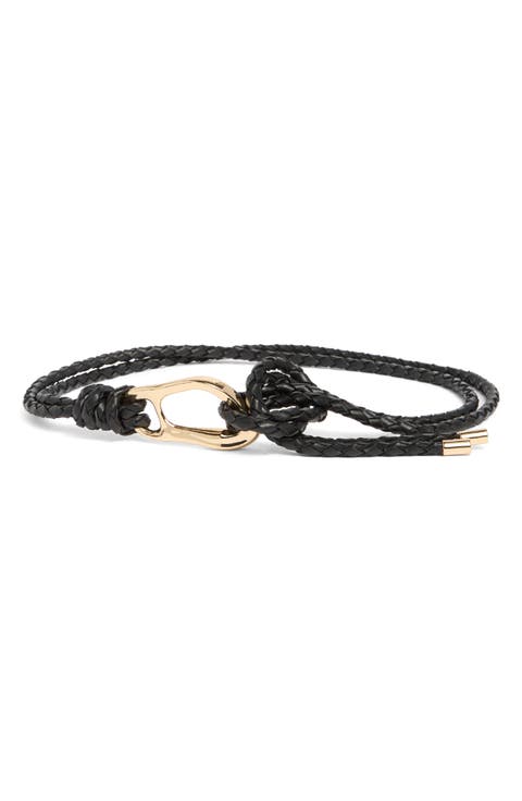 Syd Woven Leather Tie Belt
