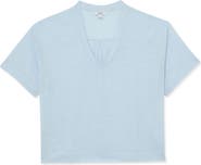 Reiss Linen V-Neck Tee