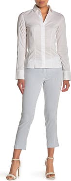 Amanda & Chelsea Amanda Seersucker Ankle Pants