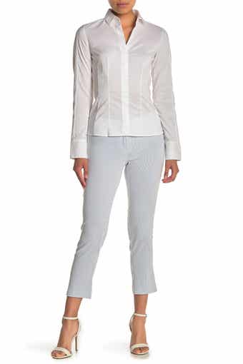 Amanda & Chelsea Amanda Seersucker Ankle Pants